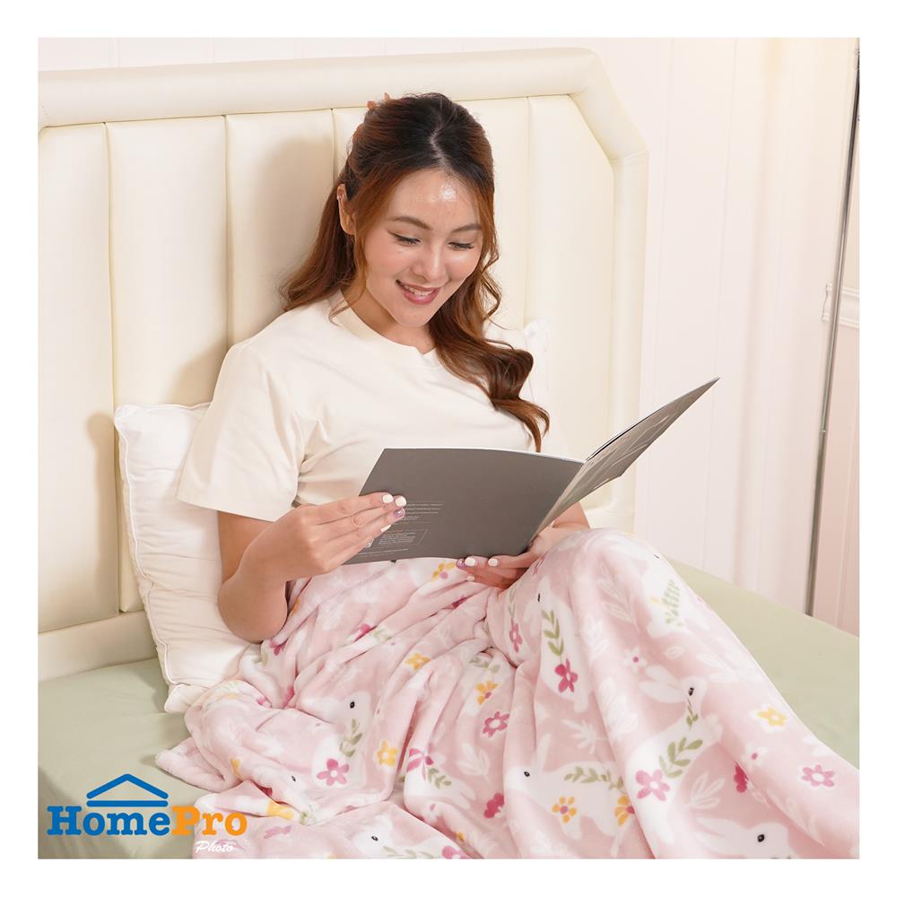 ผ้าห่ม SNAZZ HOP 50x60 นิ้ว สี PINK