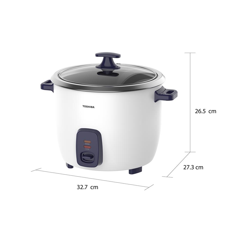หม้อหุงข้าว CONVENTIONAL TOSHIBA RC-22MHUTH(B) 2.2 ลิตร