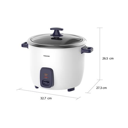 หม้อหุงข้าว CONVENTIONAL TOSHIBA RC-22MHUTH(B) 2.2 ลิตร_3