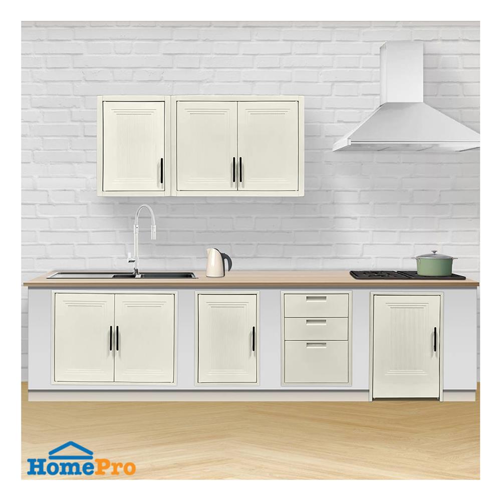 ตู้ลิ้นชัก 3 ชั้น พร้อมถาดใส่ช้อน CABIN HOLLYN 45.5x65.5 ซม. สีเบจ