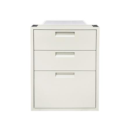 ตู้ลิ้นชัก 3 ชั้น พร้อมถาดใส่ช้อน CABIN HOLLYN 45.5x65.5 ซม. สีเบจ_0