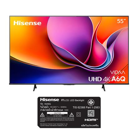 ทีวีแอลอีดี 55 นิ้ว HISENSE (4K, LED, VIDAA) 55A6Q_6