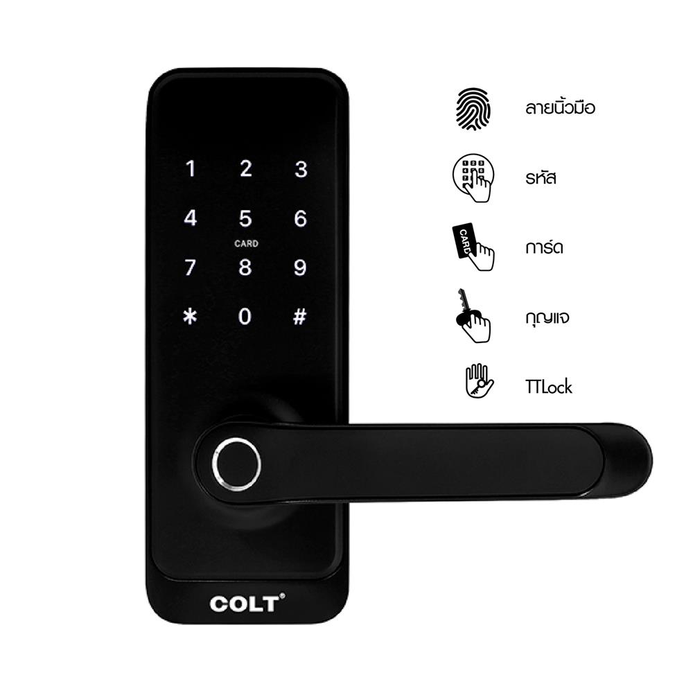กลอนดิจิตอล COLT H15B สีดำ_0