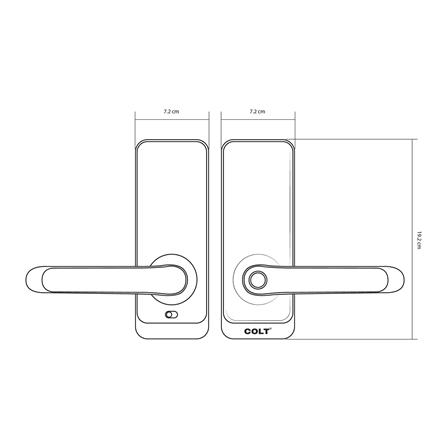 กลอนดิจิตอล COLT H15B สีดำ_7