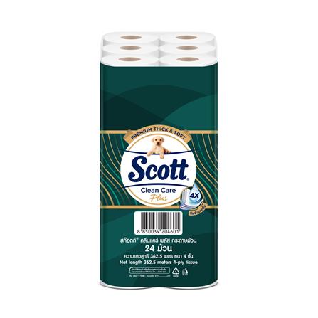 กระดาษชำระ SCOTT CLEAN CARE PLUS (แพ็ก 24 ชิ้น)_1