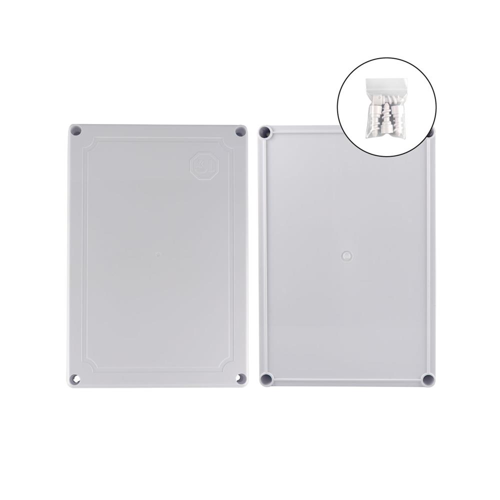 กล่องพลาสติกกันน้ำ KJL KJL207 8x12 นิ้ว สีขาว