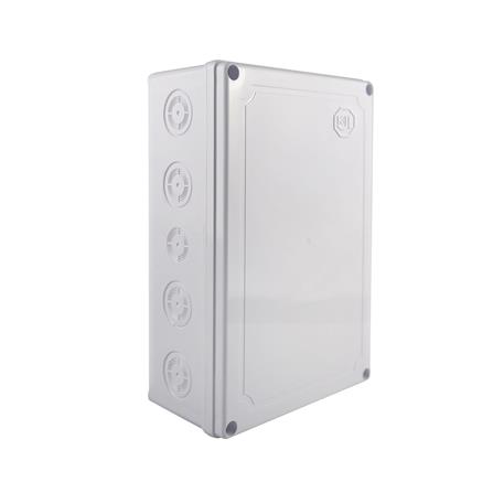 กล่องพลาสติกกันน้ำ KJL KJL207 8x12 นิ้ว สีขาว_0