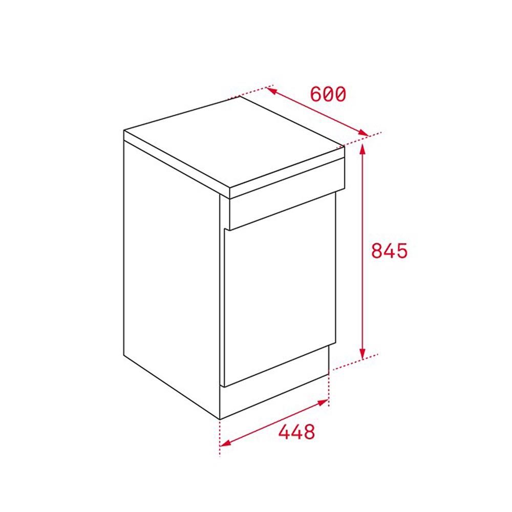 เครื่องล้างจานตั้งพื้น TEKA LP8 410 SS