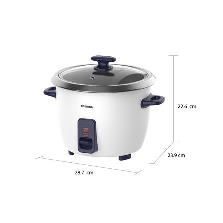 หม้อหุงข้าว CONVENTIONAL TOSHIBA RC-13MHUTH(B) 1.3 ลิตร_3