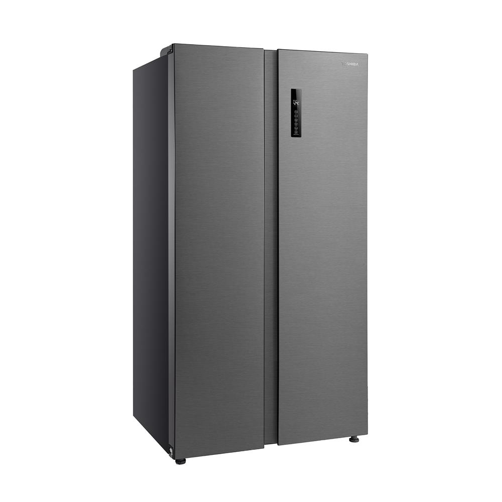 ตู้เย็น SIDE BY SIDE TOSHIBA GR-RS696WI-PMTH(60) 19.6 คิว อินเวอร์เตอร์ สีเทาเข้ม