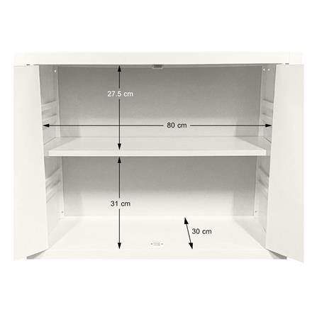 ตู้แขวนคู่ ABS CABIN HOLLYN 87.8x67.5 ซม. สีเบจ_6