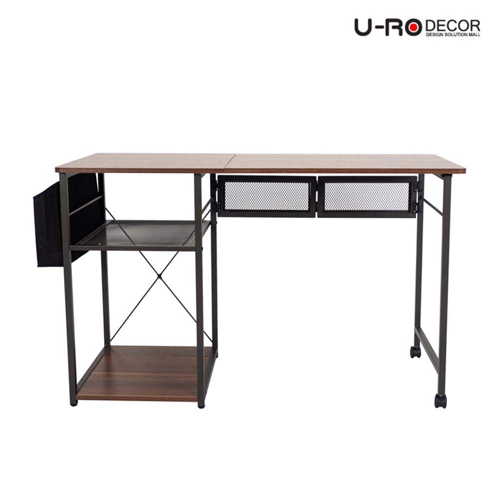 โต๊ะทำงาน U-RODECOR BELLO 120 ซม. สีวอลนัท