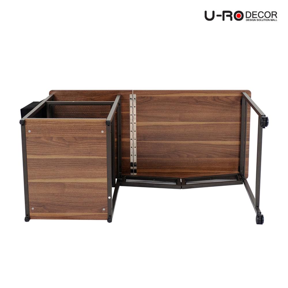 โต๊ะทำงาน U-RODECOR BELLO 120 ซม. สีวอลนัท