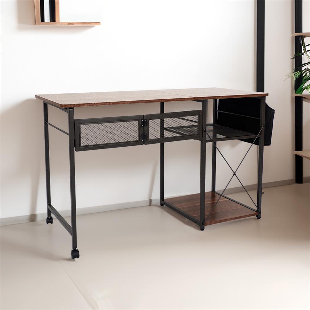 โต๊ะทำงาน U-RODECOR BELLO 120 ซม. สีวอลนัท