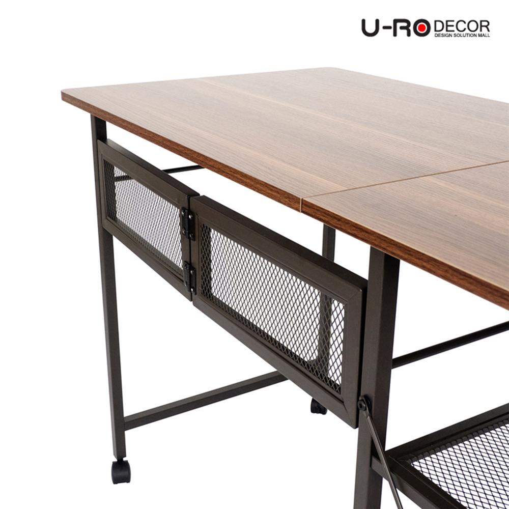 โต๊ะทำงาน U-RODECOR BELLO 120 ซม. สีวอลนัท