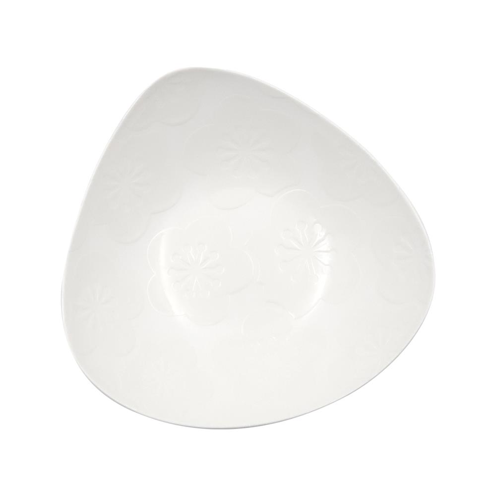 จานบัวเหลี่ยม PORCELAIN 7.5 นิ้ว KECH HANA