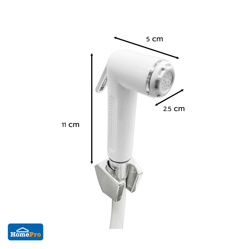 สายฉีดชำระครบชุด MOYA AA69WCC สีขาว