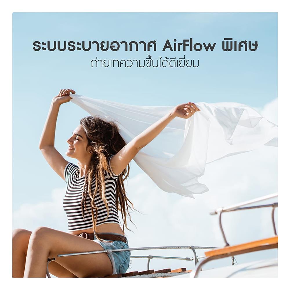 ผ้ารองกันเปื้อน TWIN SIZE LOTUS FULL FIT PERFECT SLEEP สีขาว