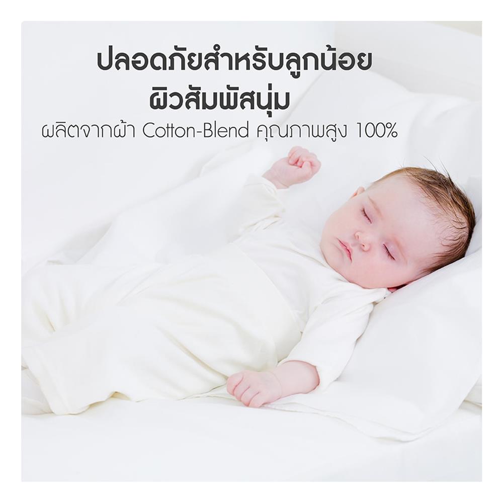 ผ้ารองกันเปื้อน KING SIZE LOTUS FULL FIT PERFECT SLEEP สีขาว