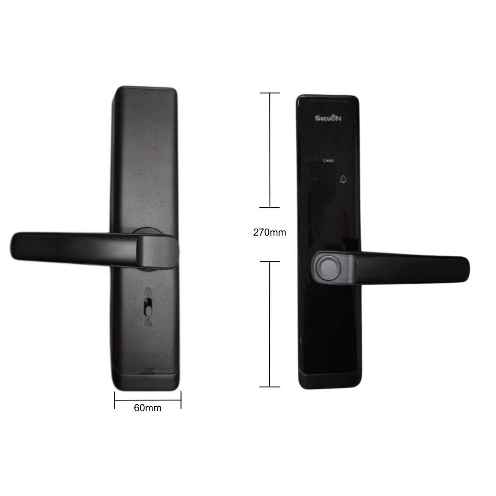 กลอนดิจิตอล SECUON SEC-397 สีดำ