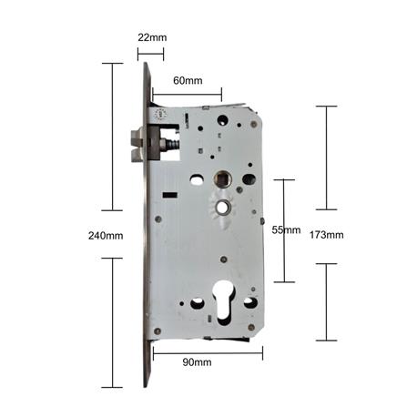 กลอนดิจิตอล SECUON SEC-397 สีดำ_5