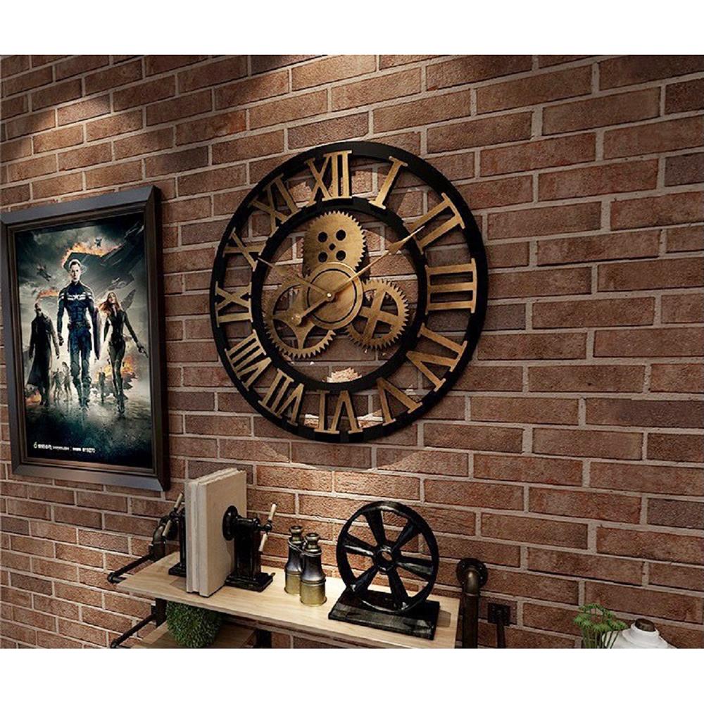 นาฬิกาแขวน INTERY C1038C012_15 23.62 นิ้ว สีทอง/ดำ