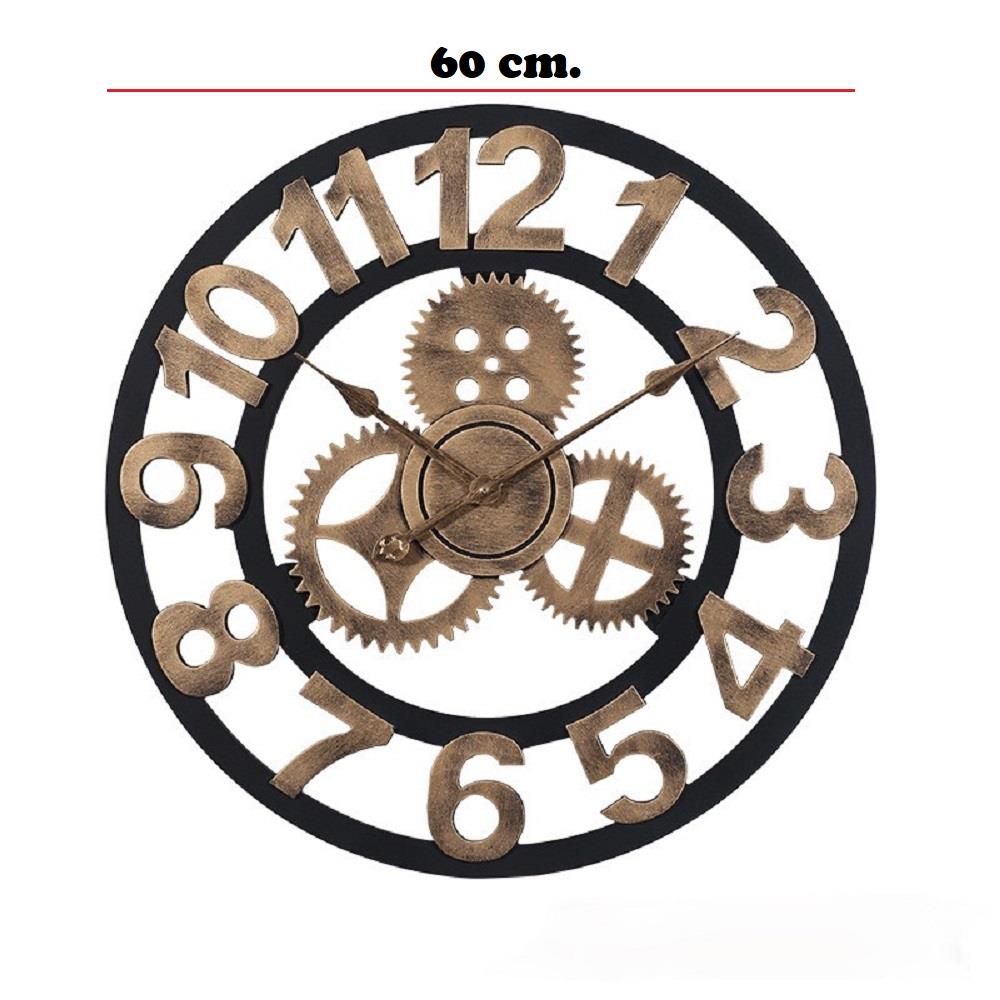 นาฬิกาแขวน INTERY C1038C012_15 23.62 นิ้ว สีทอง/ดำ