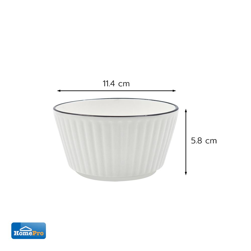 ชามทรงตรง PORCELAIN 4.5 นิ้ว KECH OKI