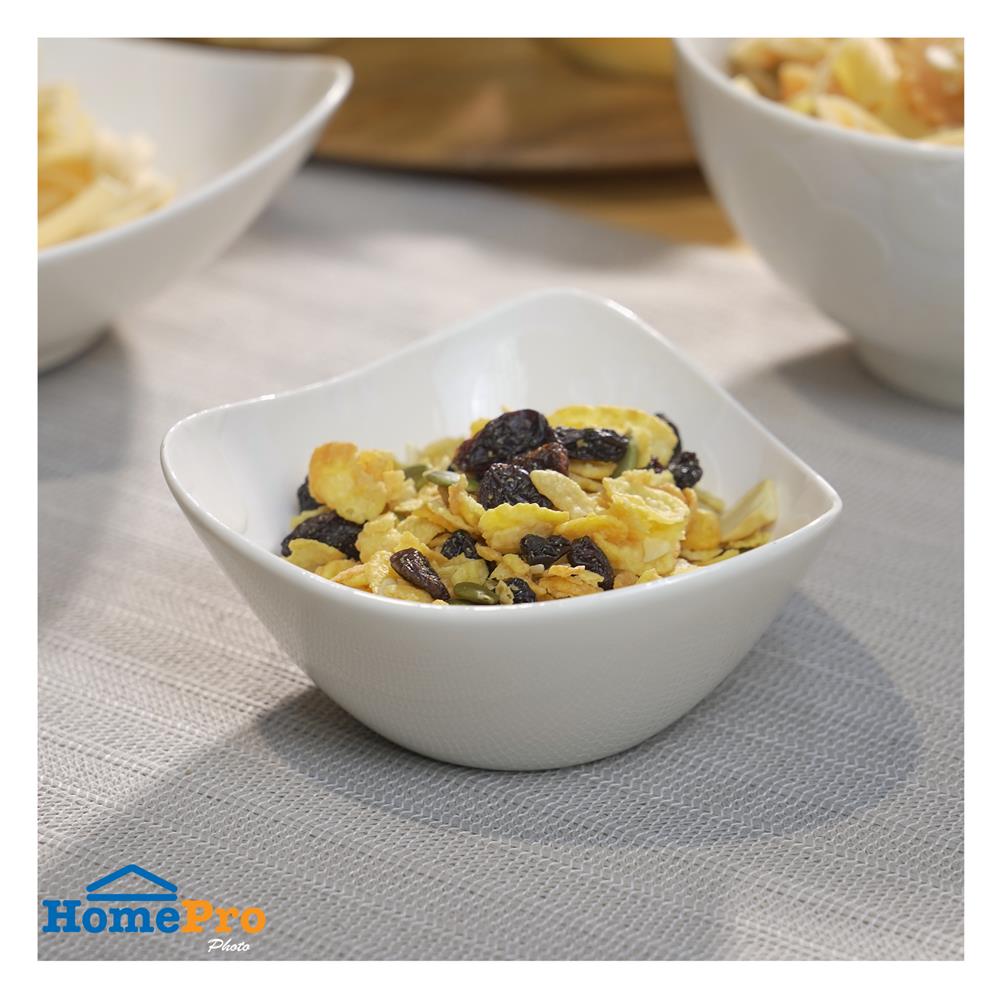 ชามเหลี่ยม PORCELAIN 5 นิ้ว KECH HANA