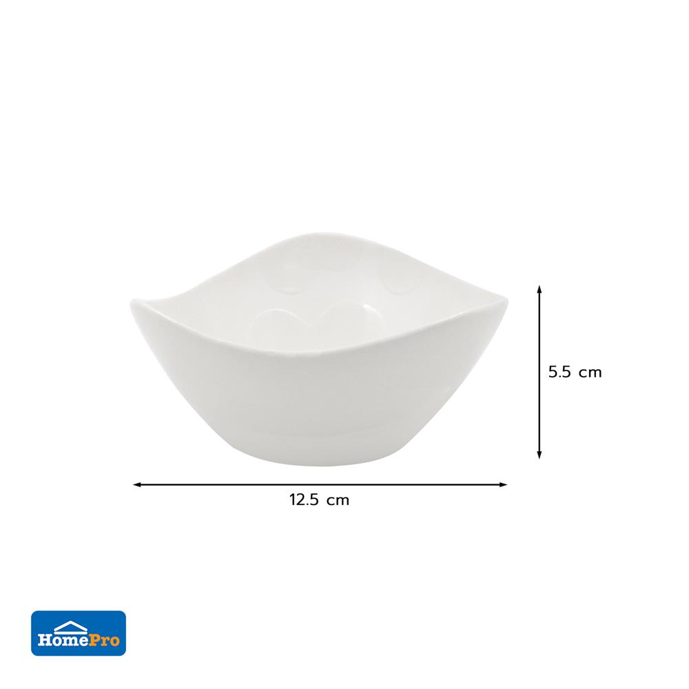 ชามเหลี่ยม PORCELAIN 5 นิ้ว KECH HANA