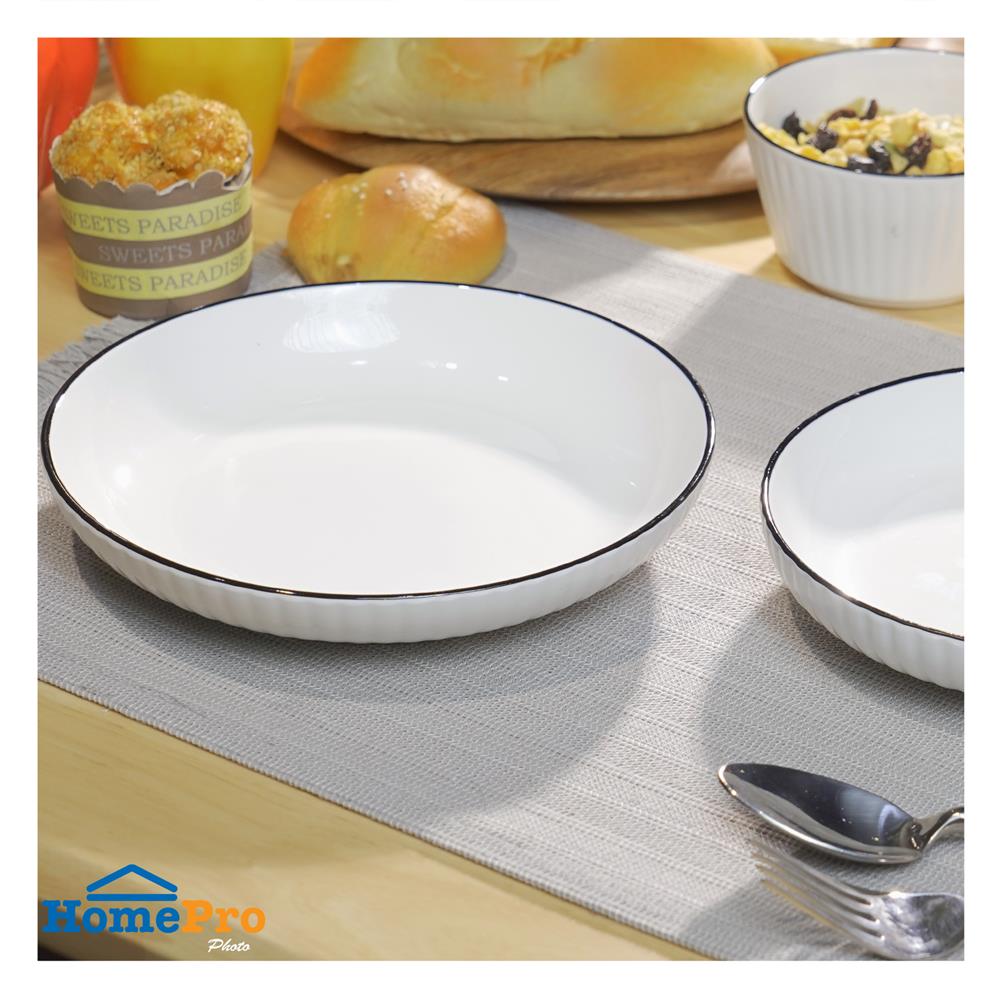 จานบัว PORCELAIN 8 นิ้ว KECH OKI