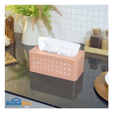 กล่องทิชชู่แผ่น KECH LETTER สีชมพู_3