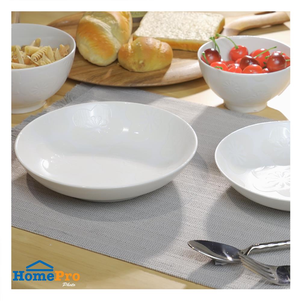 จานบัว PORCELAIN 8 นิ้ว KECH HANA