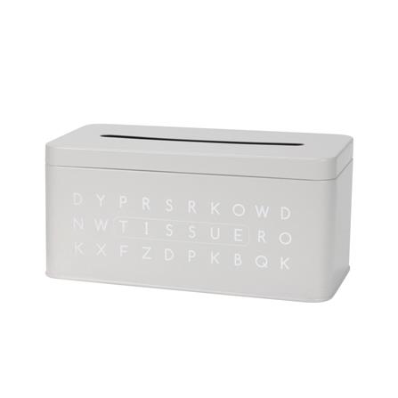 กล่องทิชชู่แผ่น KECH LETTER สีเทา_1