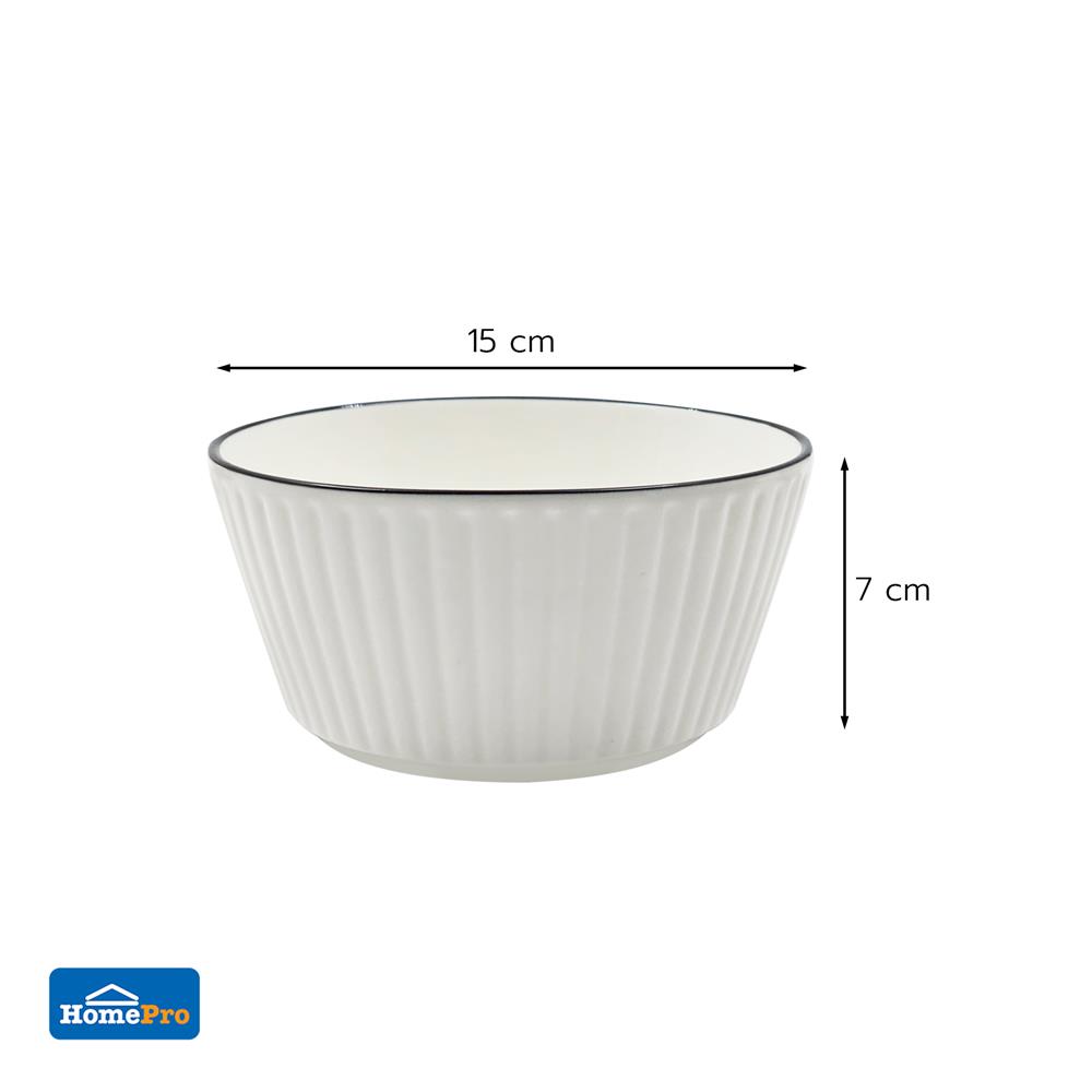 ชามทรงตรง PORCELAIN 6 นิ้ว KECH OKI