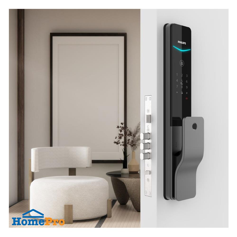 กลอนประตูดิจิตอล PHILIPS PHL-801 สีดำ