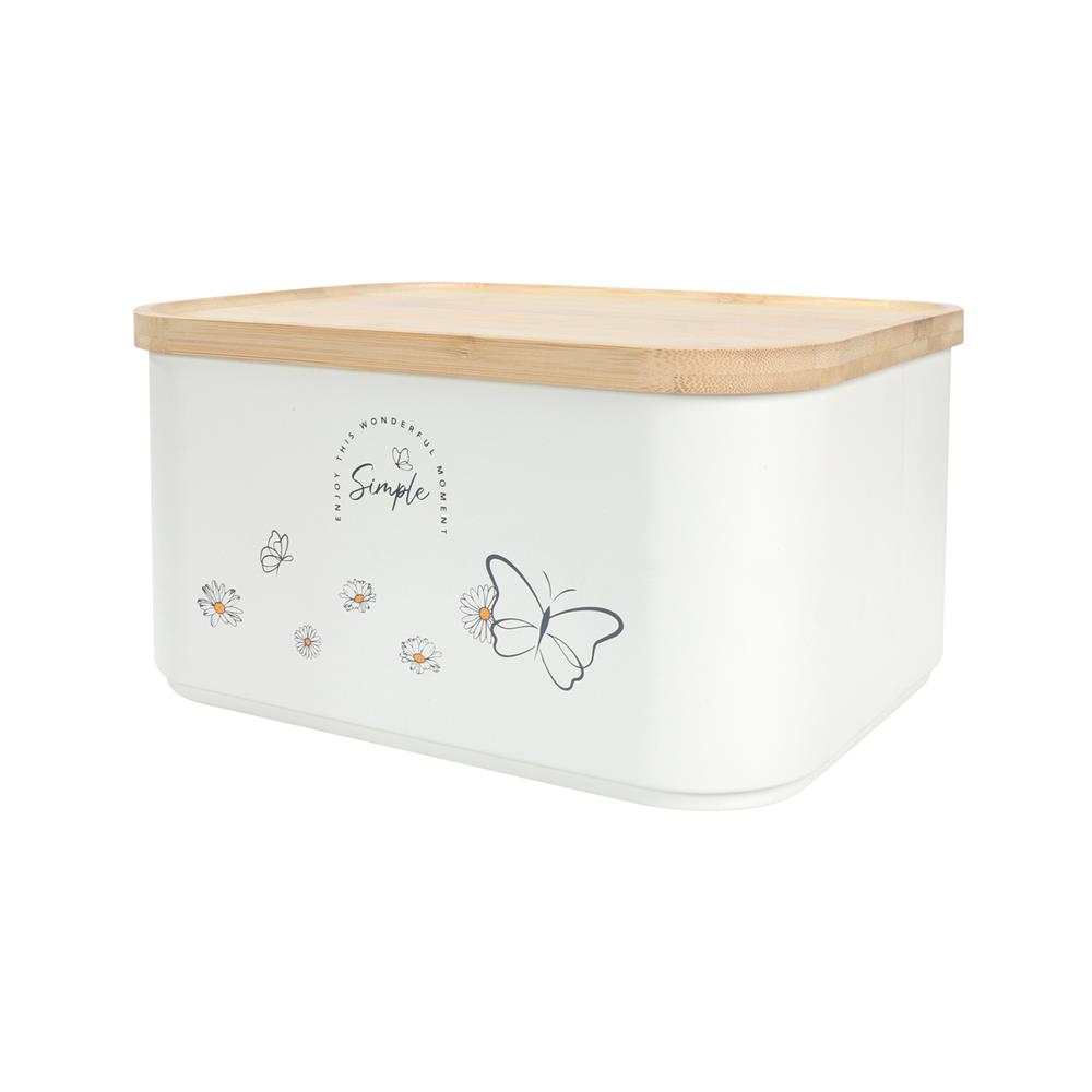 ขวดโหลเหลี่ยมฝาดึง 8.8 ลิตร KECH MOTHA สีครีม