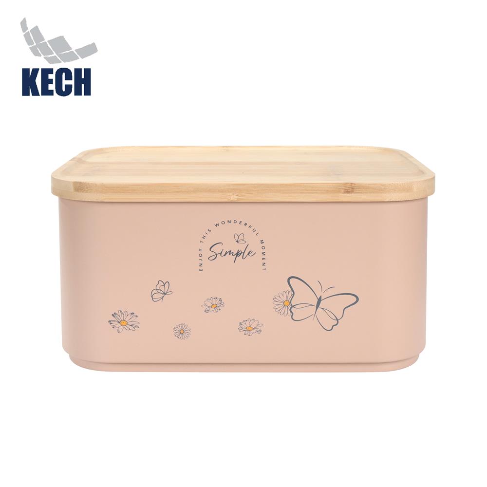 ขวดโหลเหลี่ยมฝาดึง 8.8 ลิตร KECH MOTHA สีชมพู