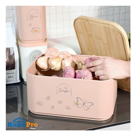 ขวดโหลเหลี่ยมฝาดึง 8.8 ลิตร KECH MOTHA สีชมพู_3