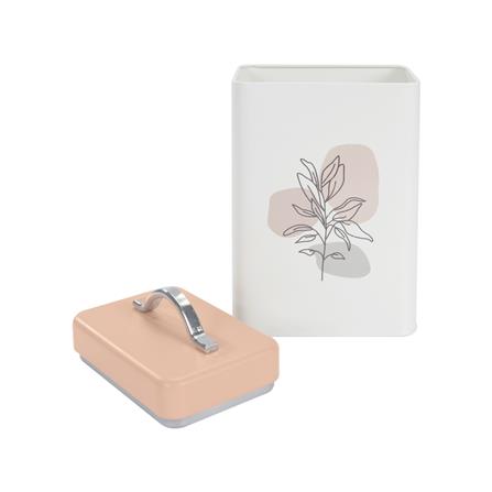 ขวดโหลเหลี่ยมฝาดึง 0.95 ลิตร KECH BUDY สีชมพู_2