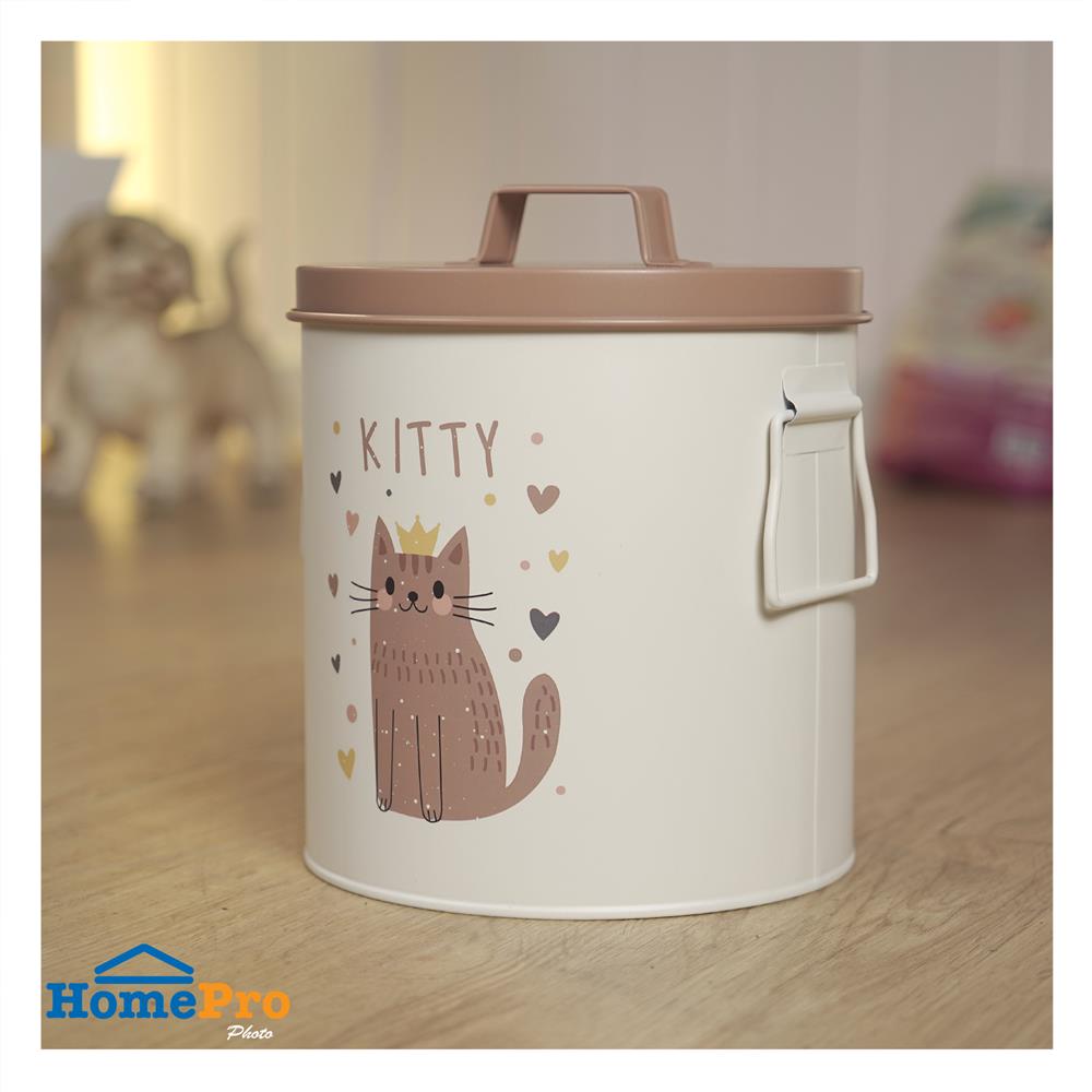 ขวดโหลฝาดึง 4.6 ลิตร KECH PET FOOD KITTY