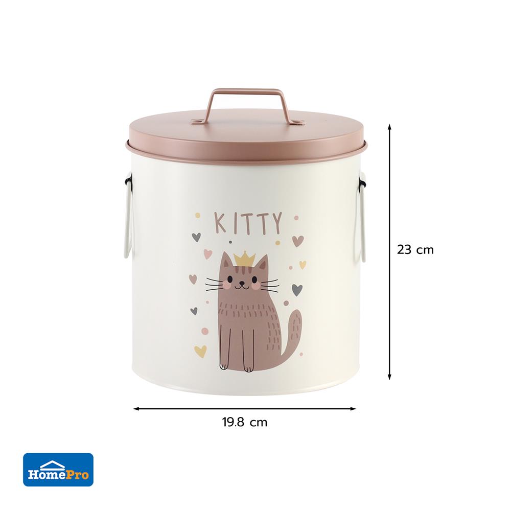 ขวดโหลฝาดึง 4.6 ลิตร KECH PET FOOD KITTY