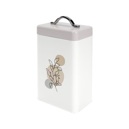 ขวดโหลเหลี่ยมฝาดึง 0.95 ลิตร KECH BUDY สีเทา_1