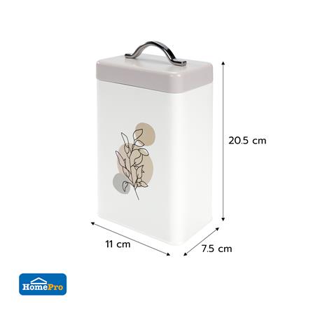 ขวดโหลเหลี่ยมฝาดึง 0.95 ลิตร KECH BUDY สีเทา_4