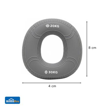 ที่บริหารมือทรงไข่ GRANDE สีเทาเข้ม_2