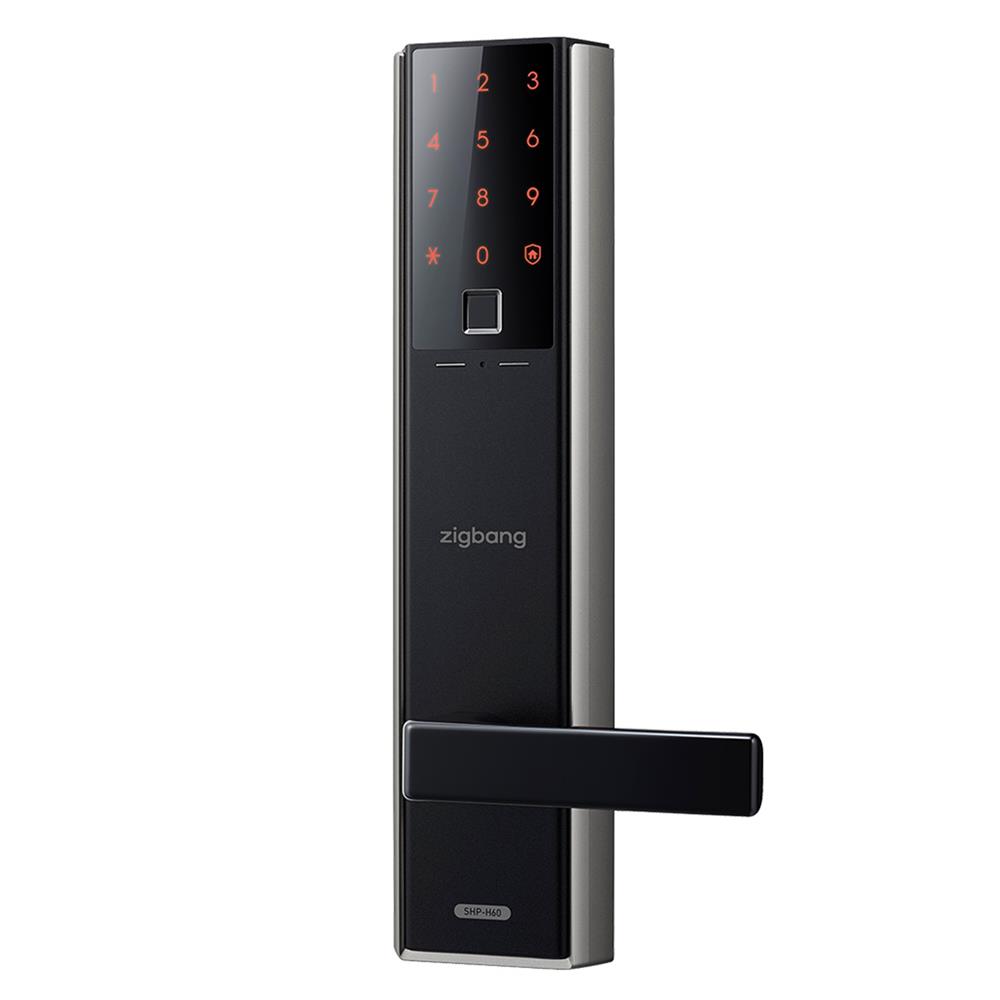 กลอนดิจิตอล ZIGBANG SHP-P60F สีดำ