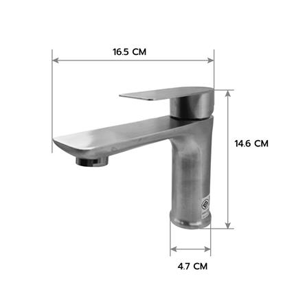 ก๊อกอ่างล้างหน้าเดี่ยวเคาน์เตอร์ LUZERN LS-2201-S_2
