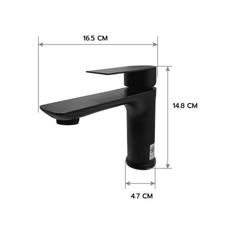 ก๊อกอ่างล้างหน้าเดี่ยวเคาน์เตอร์ LUZERN LS-2203-B_2