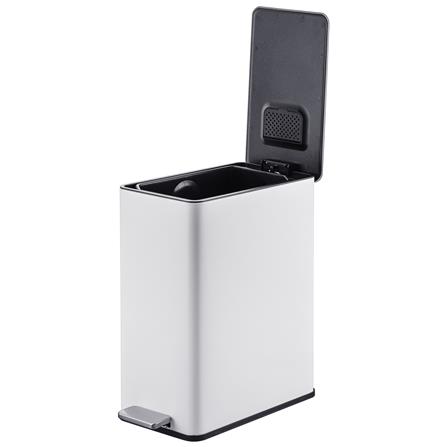 ถังขยะเหยียบเหลี่ยม ACCO VERTA 15 ลิตร สีขาว_1