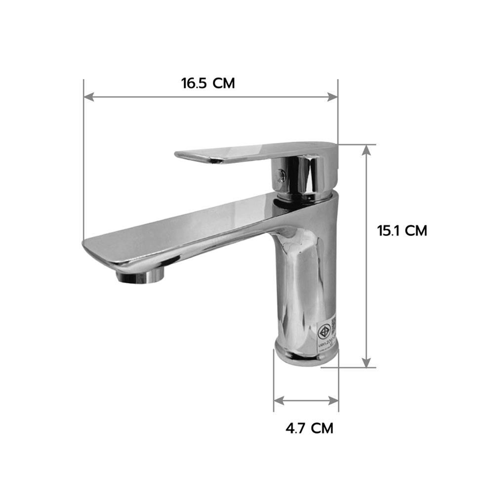 ก๊อกอ่างล้างหน้าเดี่ยวเคาน์เตอร์ LUZERN LS-2202-CH